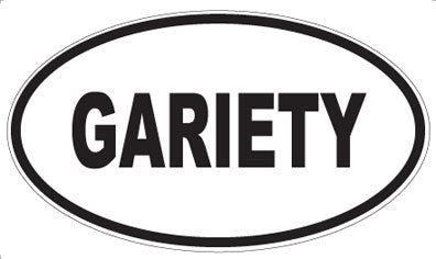GARIETY - Oval Magnet