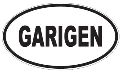 GARIGEN - Oval Magnet