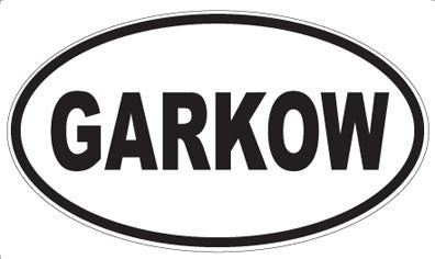 GARKOW - Oval Sticker