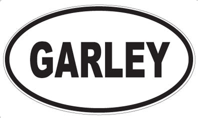 GARLEY - Oval Sticker