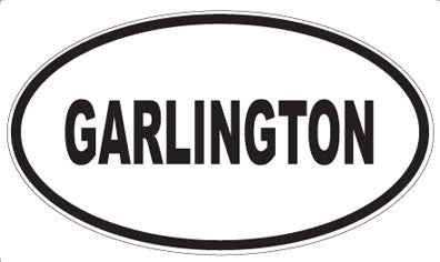 GARLINGTON - Oval Magnet
