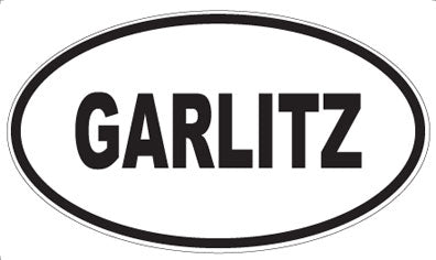 GARLITZ - Oval Sticker