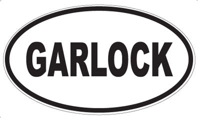 GARLOCK - Oval Sticker