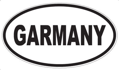 GARMANY - Oval Sticker