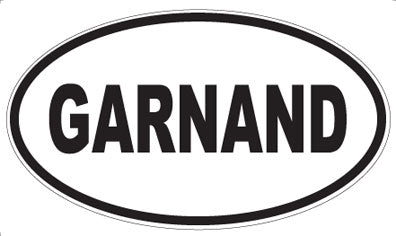 GARNAND - Oval Magnet