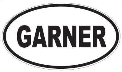 GARNER - Oval Magnet