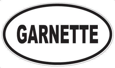 GARNETTE - Oval Magnet
