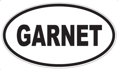 GARNET - Oval Magnet