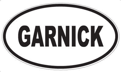 GARNICK - Oval Sticker