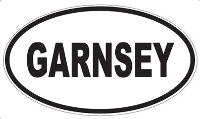GARNSEY - Oval Magnet