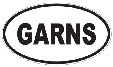GARNS - Oval Magnet