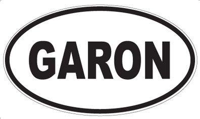 GARON - Oval Magnet