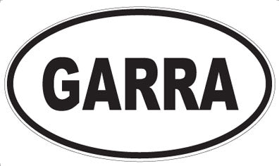 GARRA - Oval Sticker