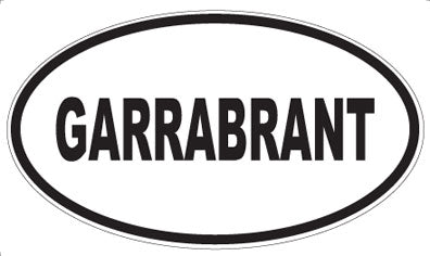 GARRABRANT - Oval Magnet
