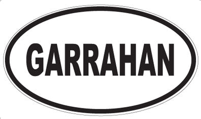 GARRAHAN - Oval Sticker