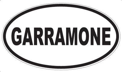GARRAMONE - Oval Sticker