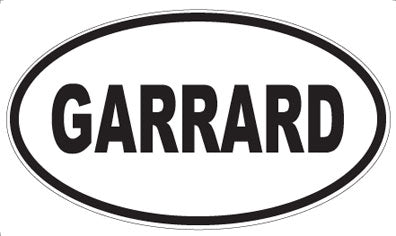 GARRARD - Oval Magnet