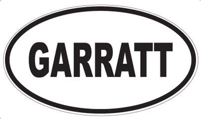 GARRATT - Oval Magnet