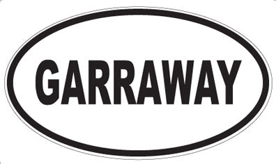 GARRAWAY - Oval Sticker