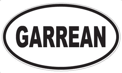 GARREAN - Oval Magnet