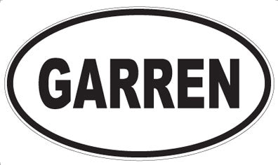 GARREN - Oval Magnet