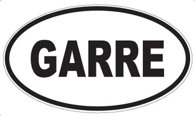 GARRE - Oval Magnet