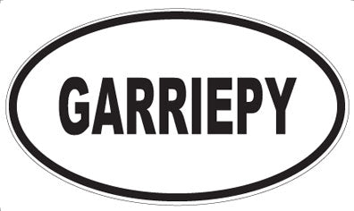 GARRIEPY - Oval Magnet