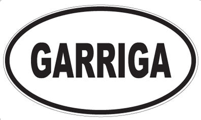 GARRIGA - Oval Magnet