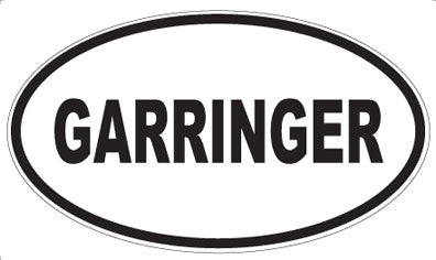 GARRINGER - Oval Magnet