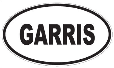 GARRIS - Oval Magnet