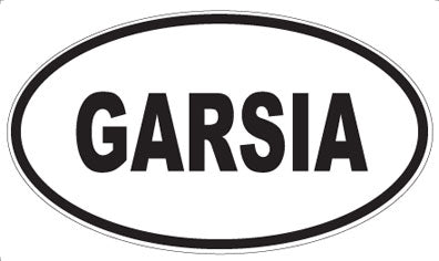 GARSIA - Oval Sticker