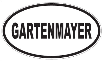 GARTENMAYER - Oval Magnet