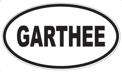 GARTHEE - Oval Sticker
