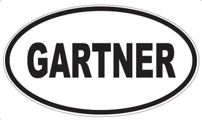 GARTNER - Oval Magnet