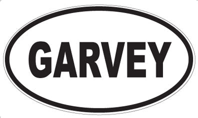 GARVEY - Oval Sticker
