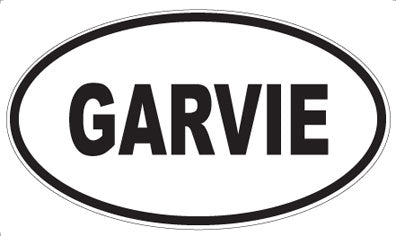 GARVIE - Oval Magnet