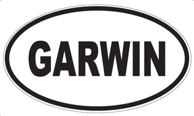GARWIN - Oval Sticker