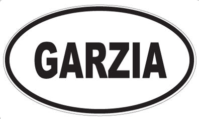 GARZIA - Oval Magnet