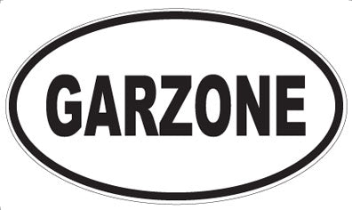 GARZONE - Oval Sticker