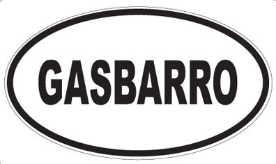 GASBARRO - Oval Sticker
