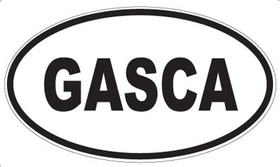 GASCA - Oval Magnet