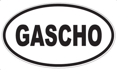 GASCHO - Oval Magnet