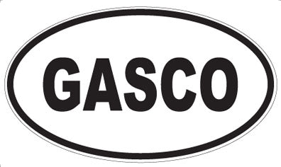 GASCO - Oval Sticker