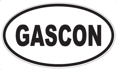 GASCON - Oval Magnet