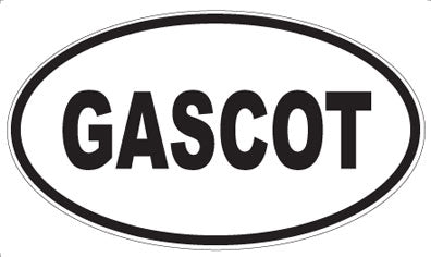 GASCOT - Oval Magnet