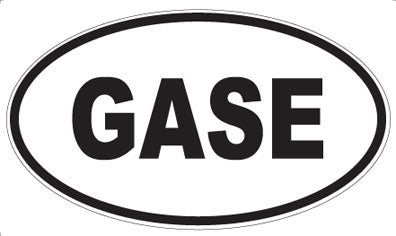 GASE - Oval Sticker