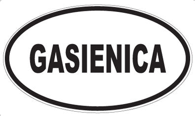 GASIENICA - Oval Magnet