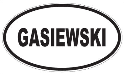 GASIEWSKI - Oval Magnet