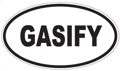 GASIFY - Oval Sticker