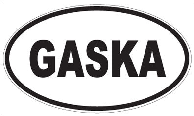 GASKA - Oval Magnet